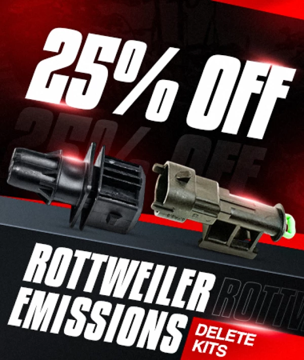 25% Off Rottweiler Emissions Delete Kits